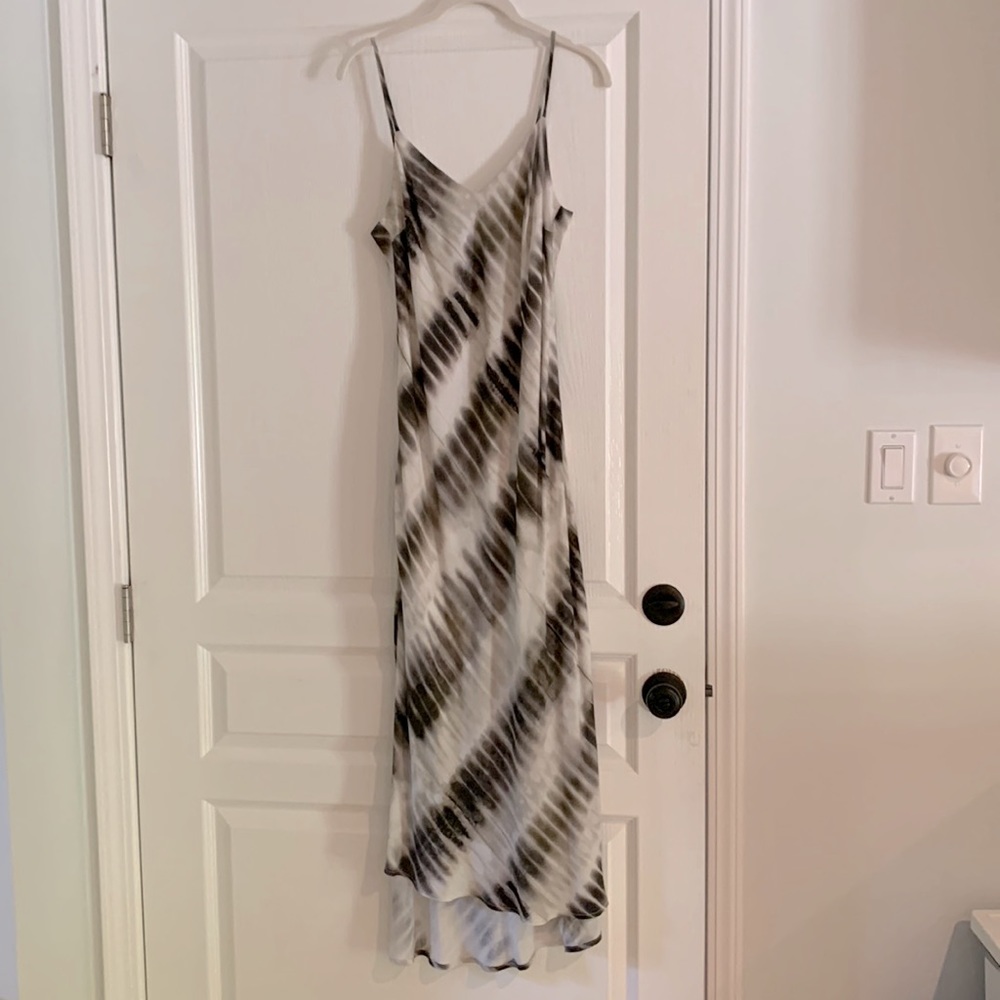 Tie dye midi dress